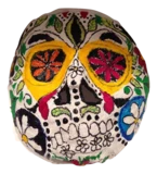finished day of the dead mask lesson plan